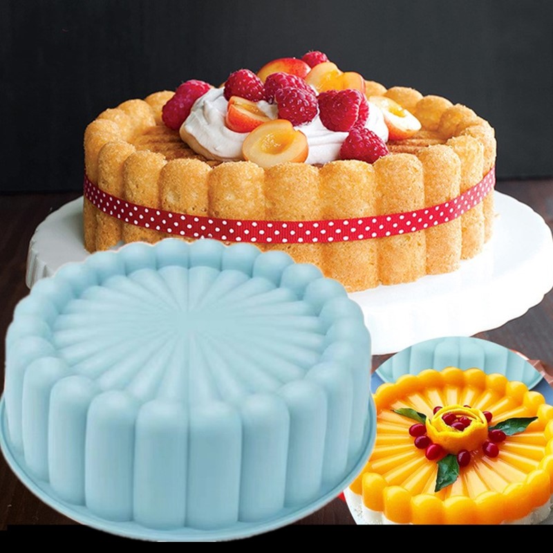 Kitchen Oven Baking Pans - Silicone Charlotte Cake Pan Nonstick Baking