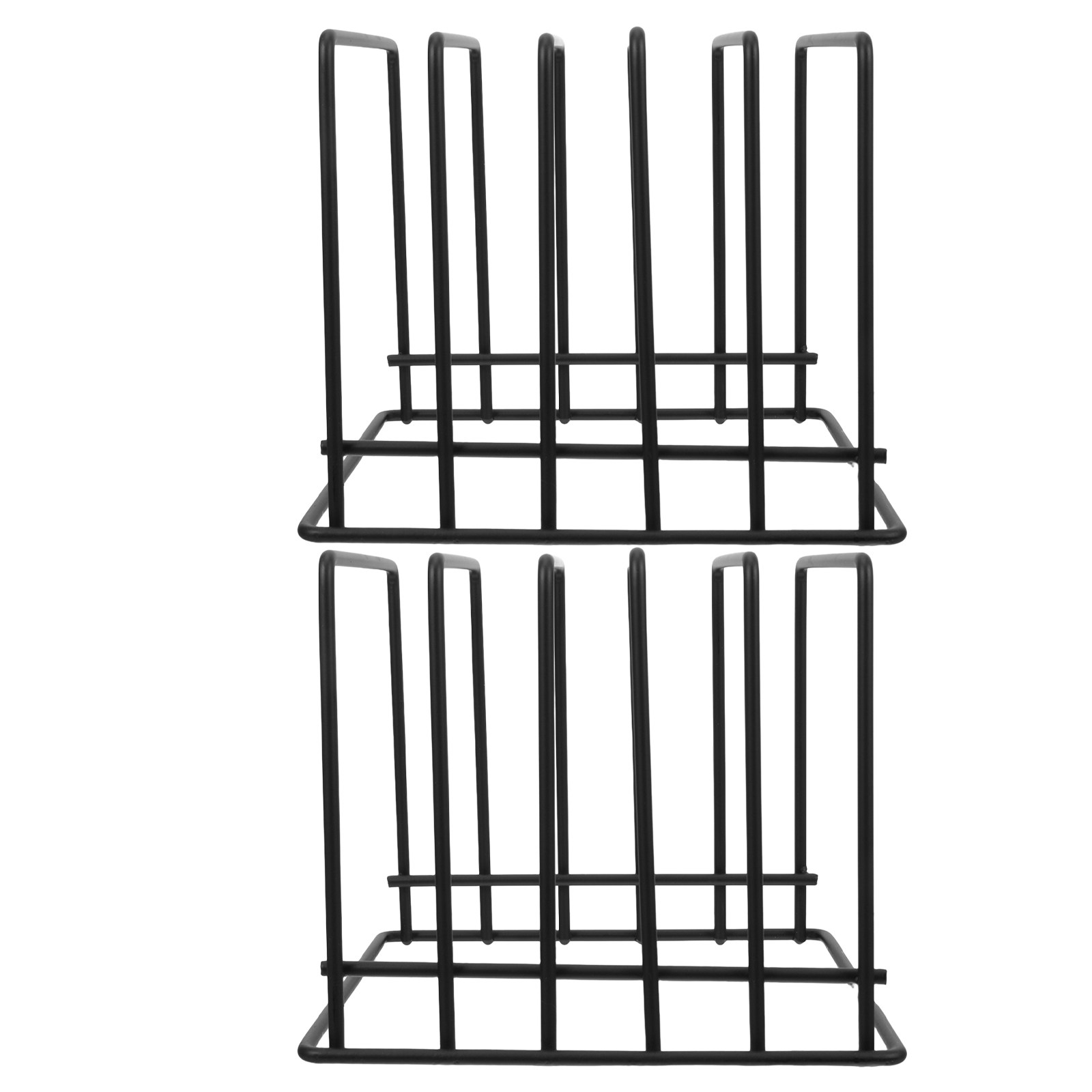 Kitchen Baking Pan Organizer - 2Pcs Countertop Chopping Board Rack Kitchen