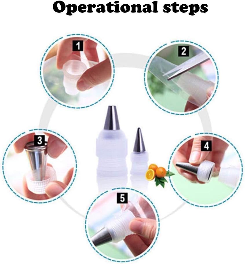 5-20pcs Coupler Adaptor Icing  - Piping Bag Disposable recension och pris