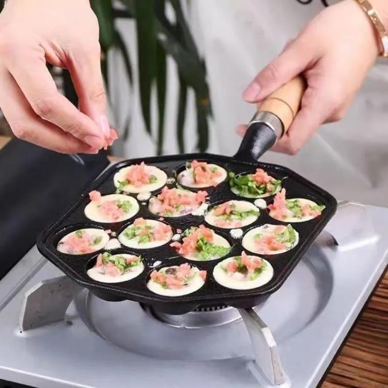 Baking Takoyaki Pan 14 Holes G - Kitchen Baking Brush recension och pris