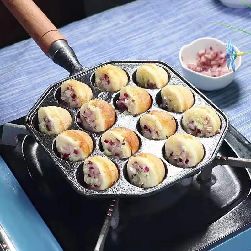 Baking Takoyaki Pan 14 Holes G - Kitchen Baking Brush recension och pris