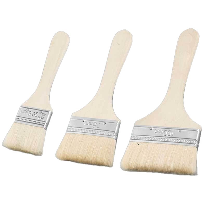 Wooden Handle Wool Brush Soft  - Kitchen Baking Brush recension och pris