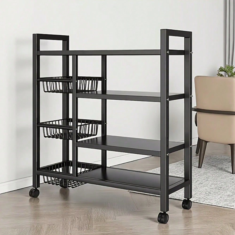 Movable Kitchen Storage Rack W - Kitchen Baking Island recension och pris