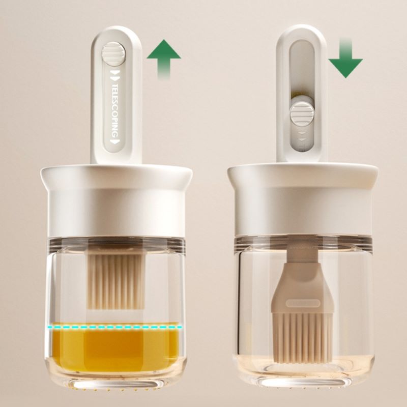 Glass Oil Bottle Food-grade He - Kitchen Baking Brush recension och pris