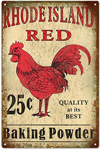 Vintage Metal Tin Sign Rhode I - Kitchen Baking Island recension och pris