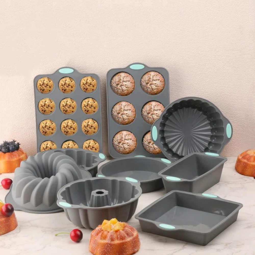 Silicone Cake Molds Heat Resis - Kitchen Oven Baking Pans recension och pris
