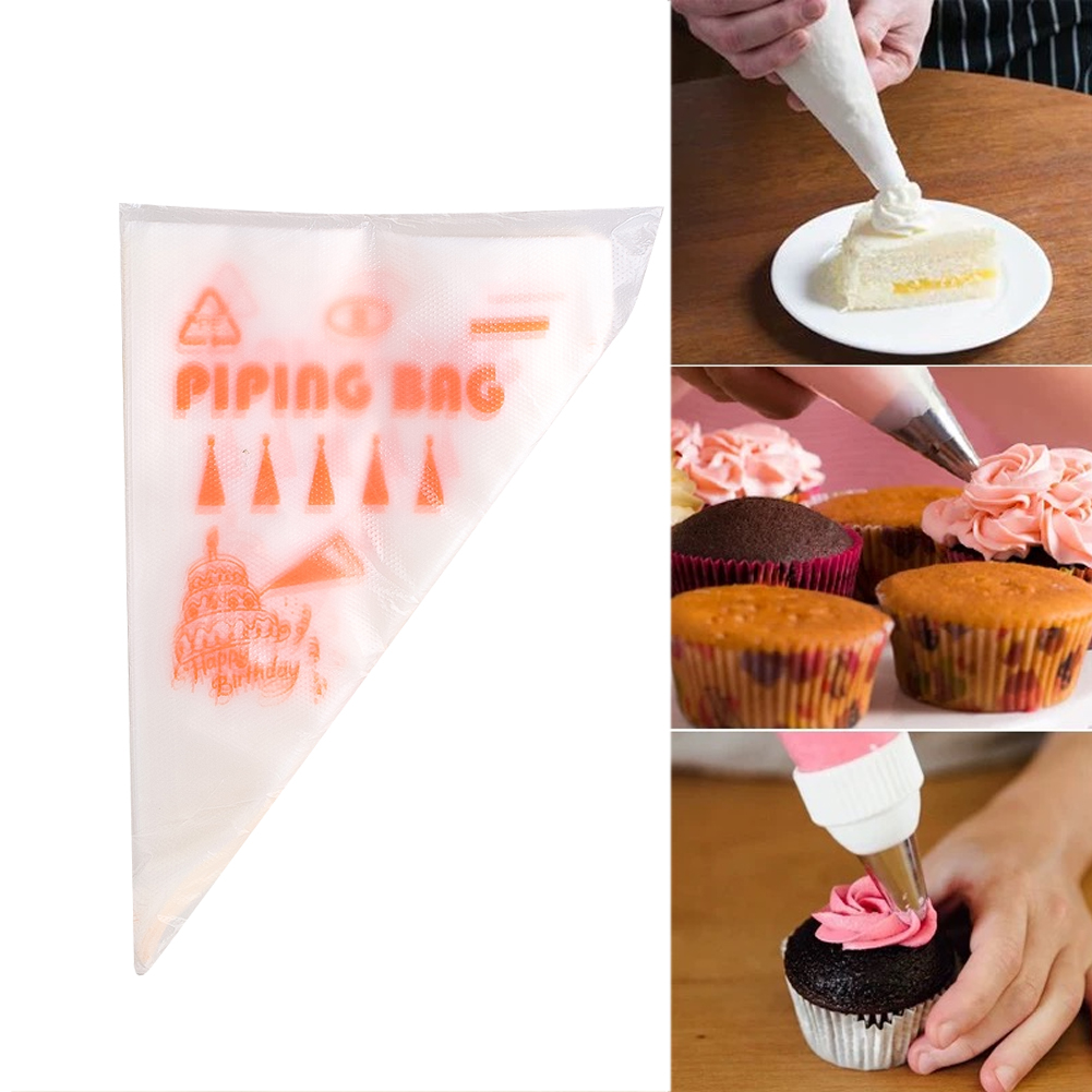100PCS Thick Disposable Pastry - Piping Bag Disposable recension och pris