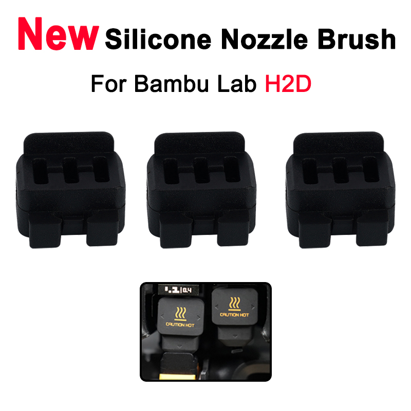 New Nozzle wiper For Bambu Lab - Pastry Brush Silicone recension och pris