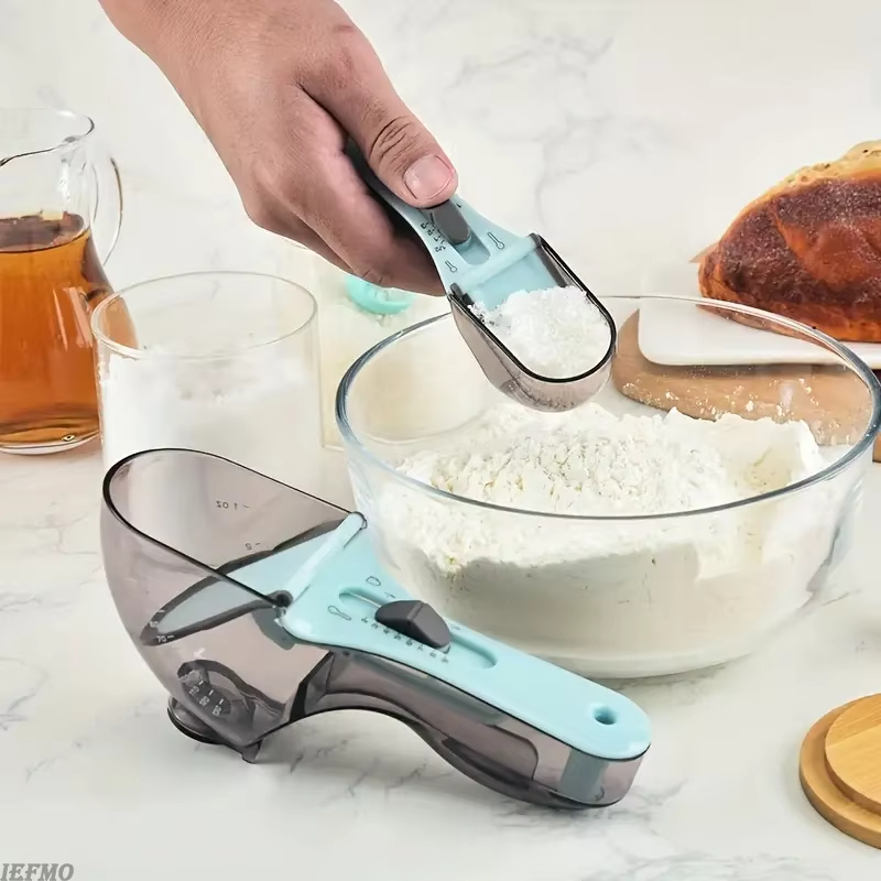 Adjustable Measuring Spoon Bak - Kitchen Baking Scale recension och pris