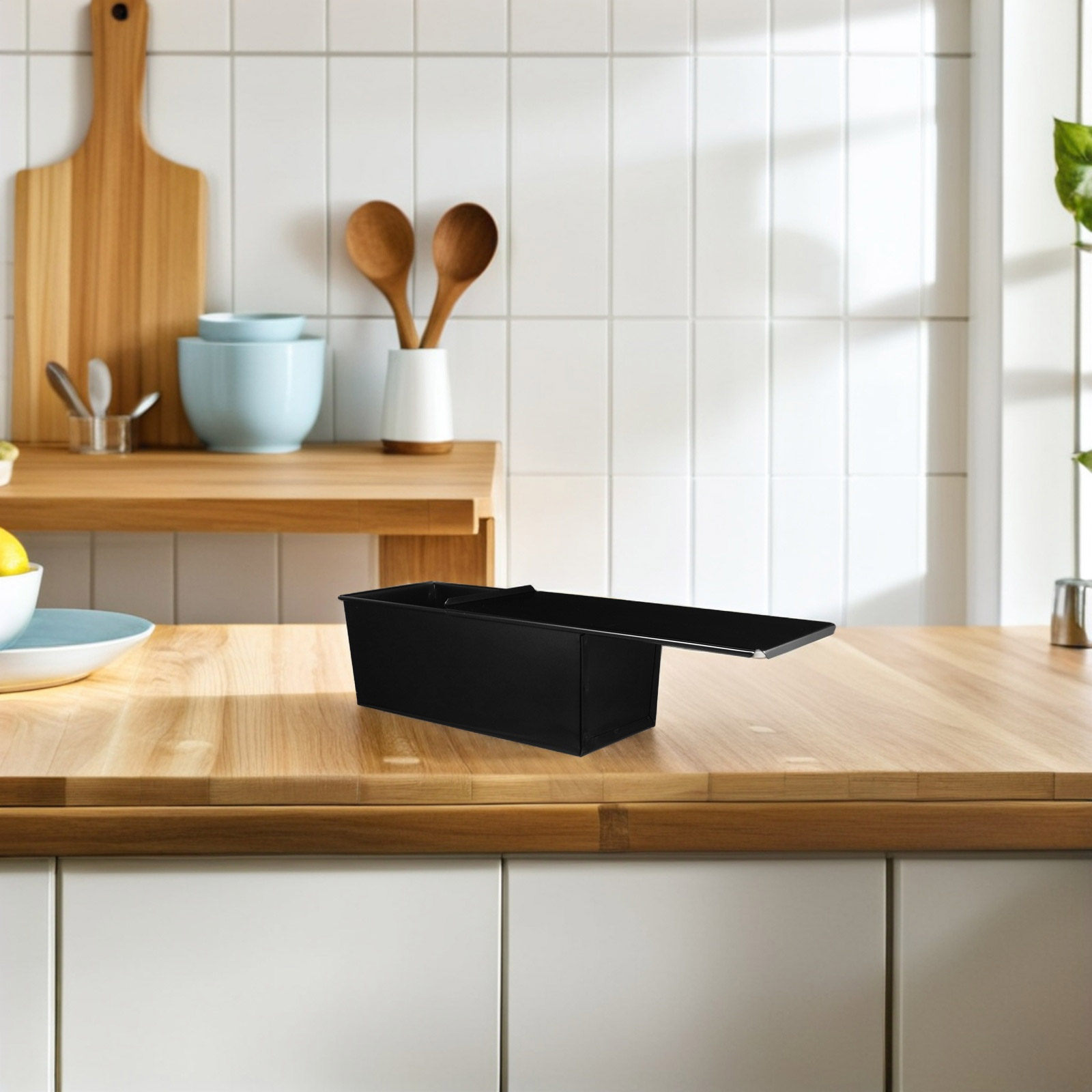 1Pcs Black Loaf Pan with Lid N - Kitchen Oven Baking Pans recension och pris