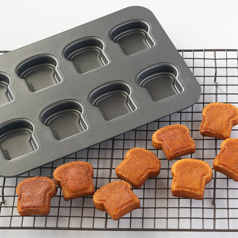 8 Cavity Toast Bread Pattern C - Kitchen Baking Cake recension och pris