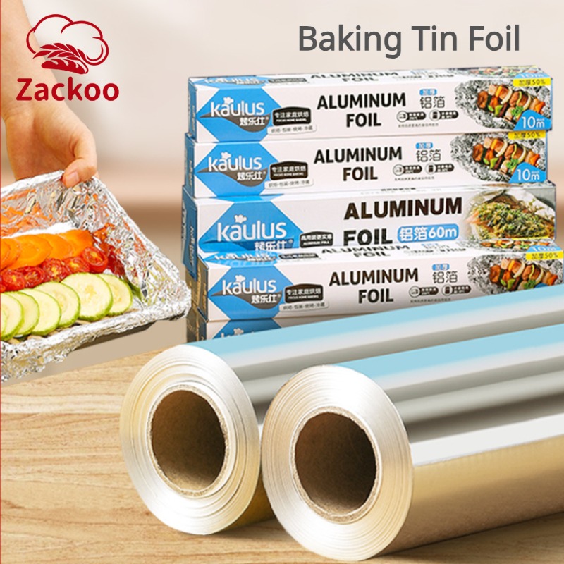Zackoo 10/20/40M Aluminium Foi - Kitchen Paper For Baking recension och pris