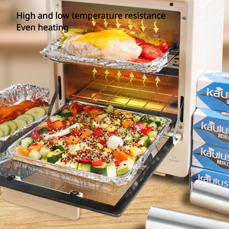 Zackoo 10/20/40M Aluminium Foi - Kitchen Paper For Baking recension och pris