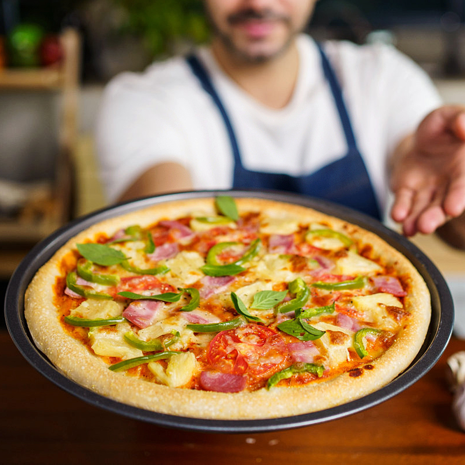 Round Nonstick Pizza Pan Carbo - Kitchen Oven Baking Pans recension och pris