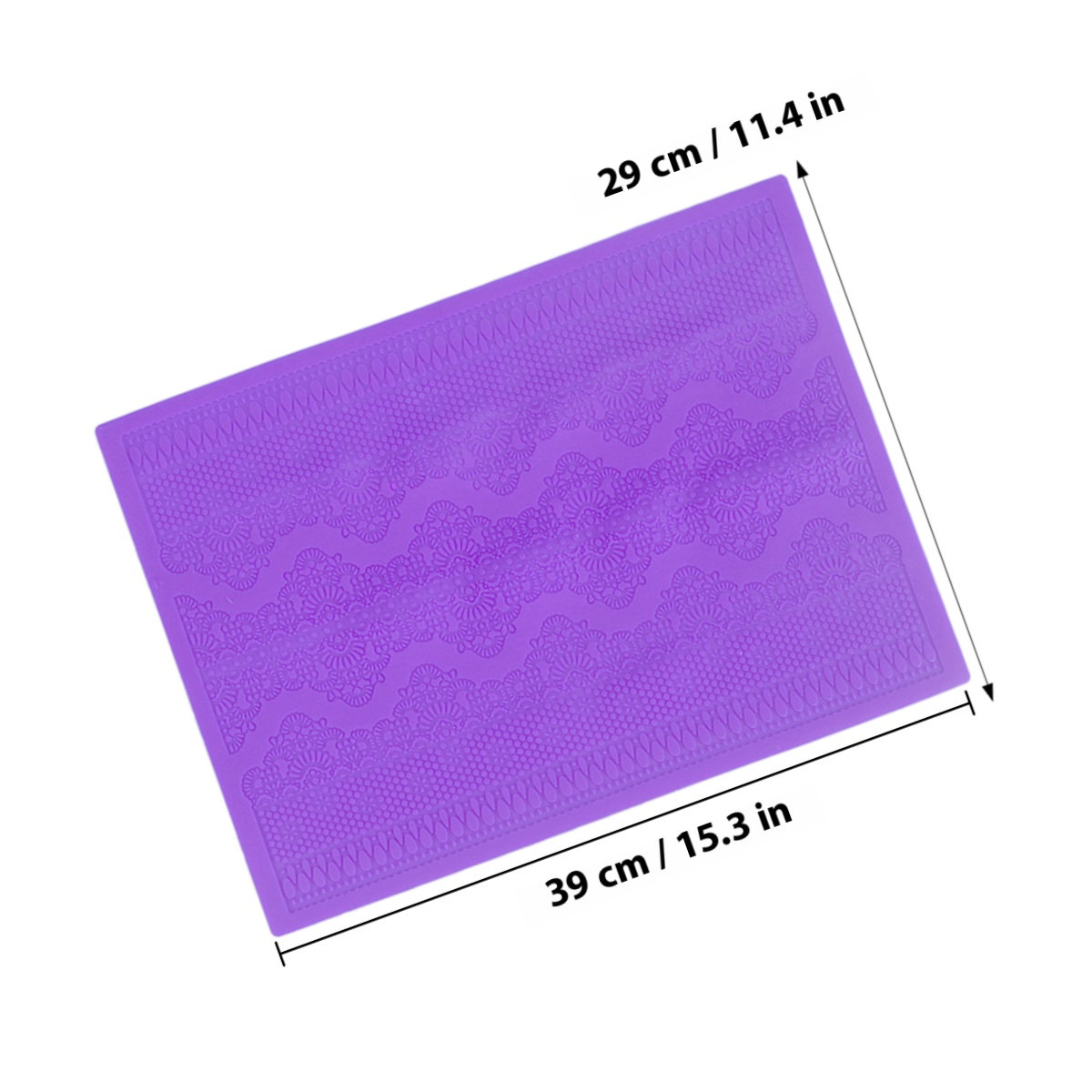 1pcs Silicone Mat Purple Food- - Kitchen Baking Decor recension och pris