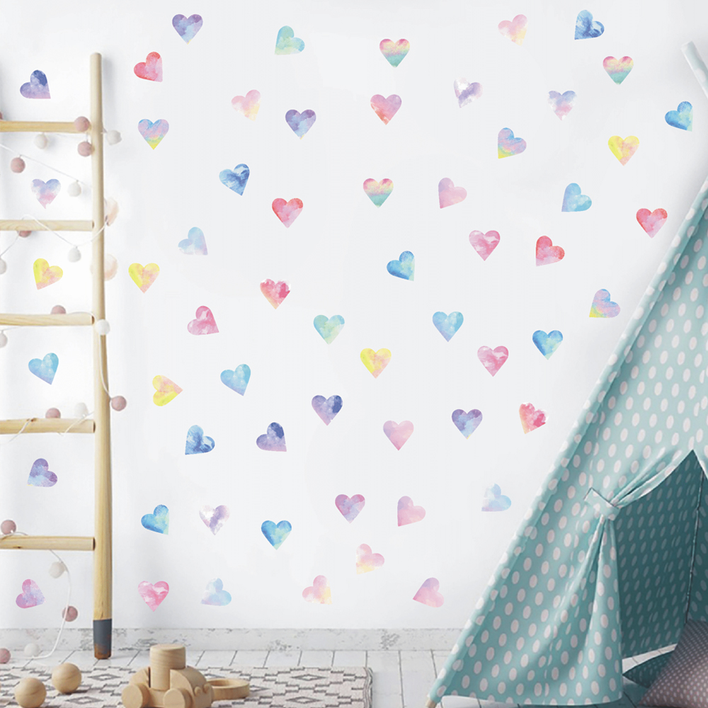 Colorful Hearts Couple Wall St - Kitchen Queen recension och pris