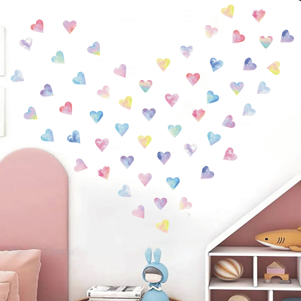 Colorful Hearts Couple Wall St - Kitchen Queen recension och pris