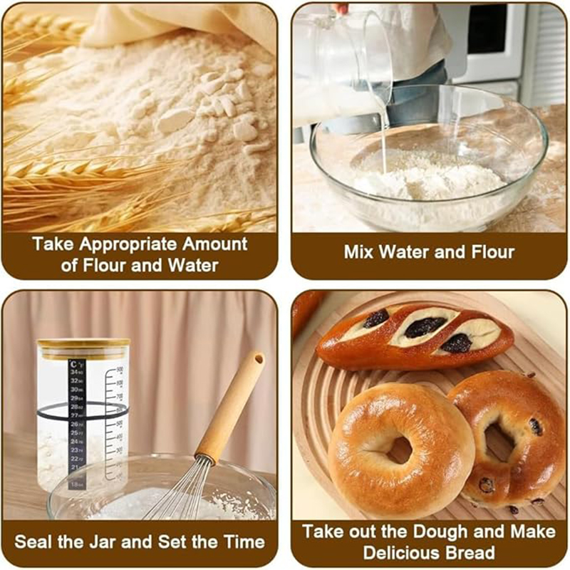 Sourdough Starter Jar Kit Sour - Kitchen Baking Kit recension och pris