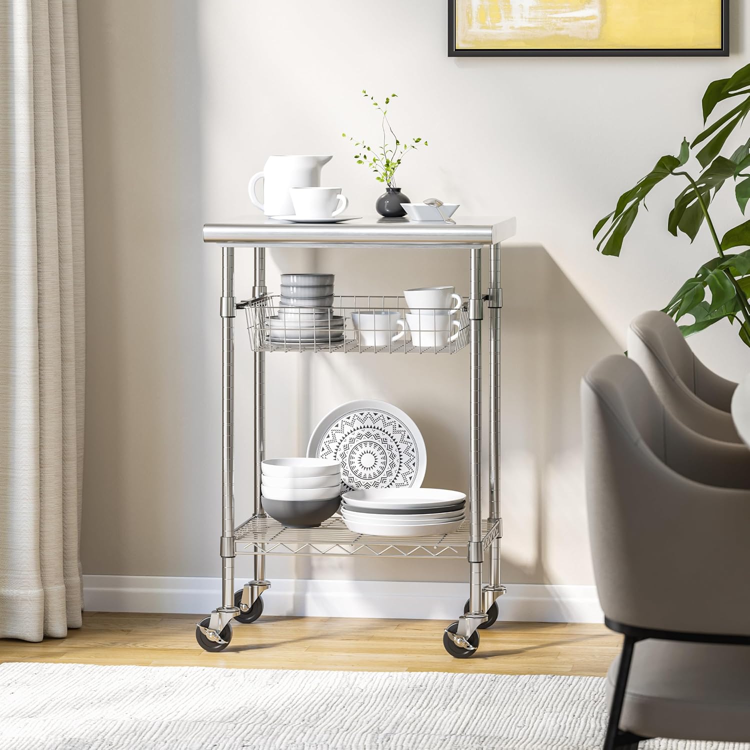 Stainless Steel Commercial Pre - Kitchen Baking Island recension och pris