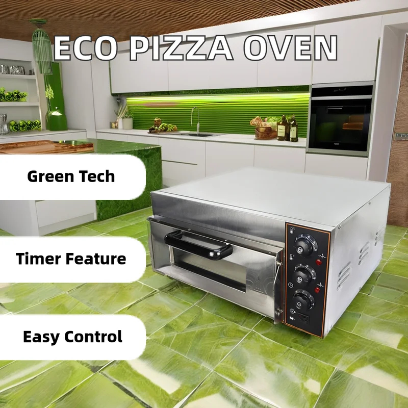 Stainless Steel Single Deck Pi - Commercial Kitchen Baking Equipment recension och pris