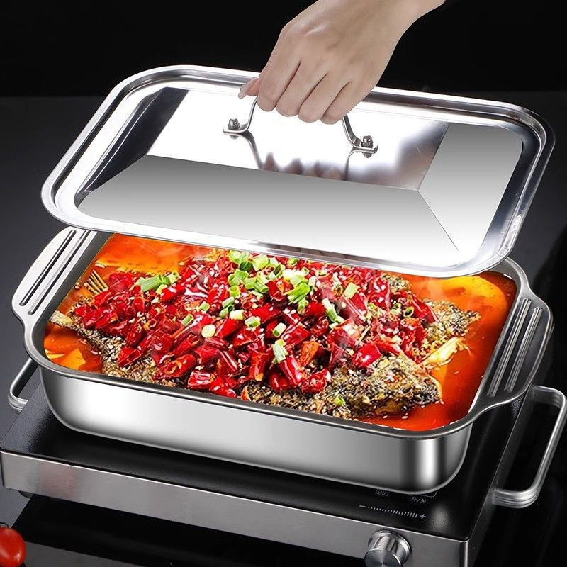 Stainless Steel Deep Baking Pa - Kitchen Oven Baking Pans recension och pris