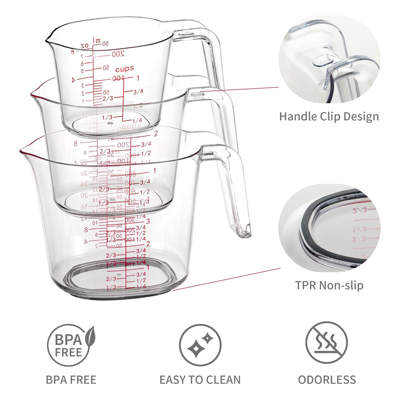 1Cup, 2Cup, 4Cup Transparent N - Kitchen Baking Kit recension och pris