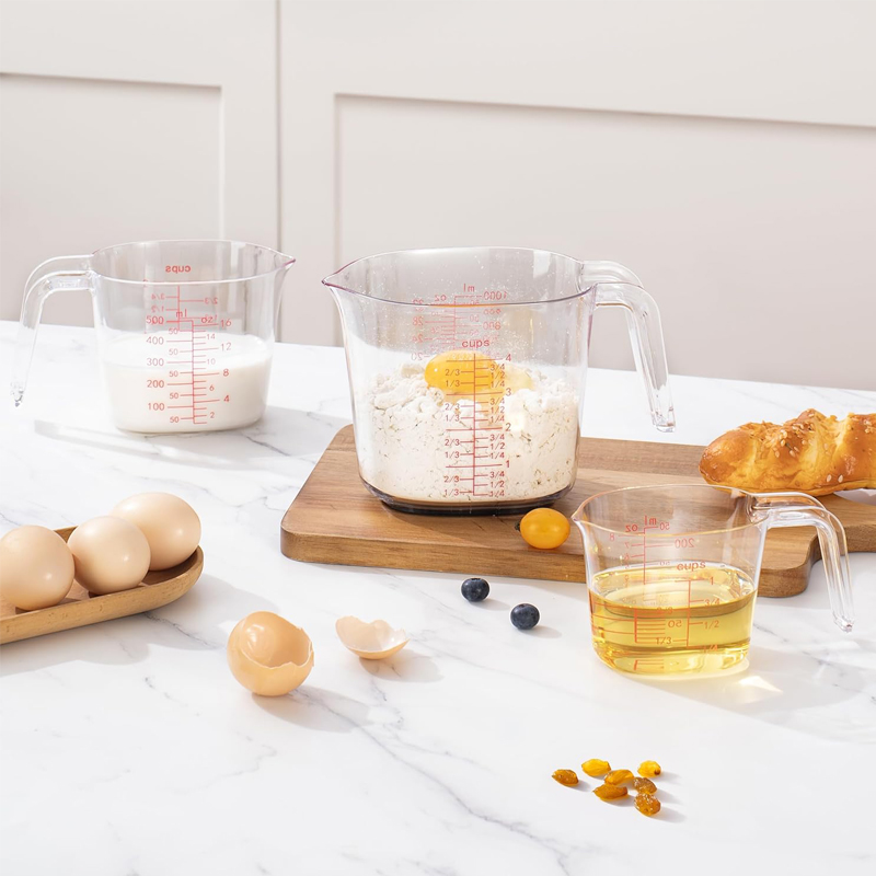 1Cup, 2Cup, 4Cup Transparent N - Kitchen Baking Kit recension och pris
