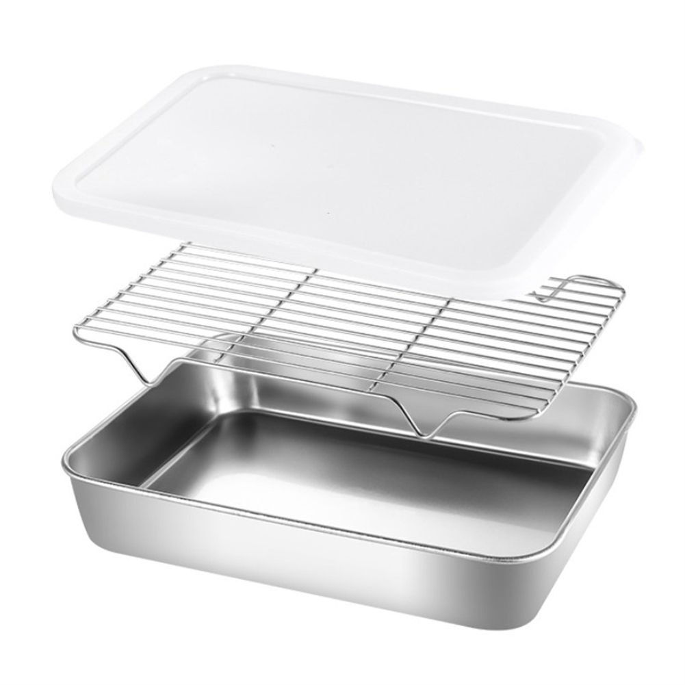 Stainless Steel Baking Pan Tra - Kitchen Oven Baking Pans recension och pris