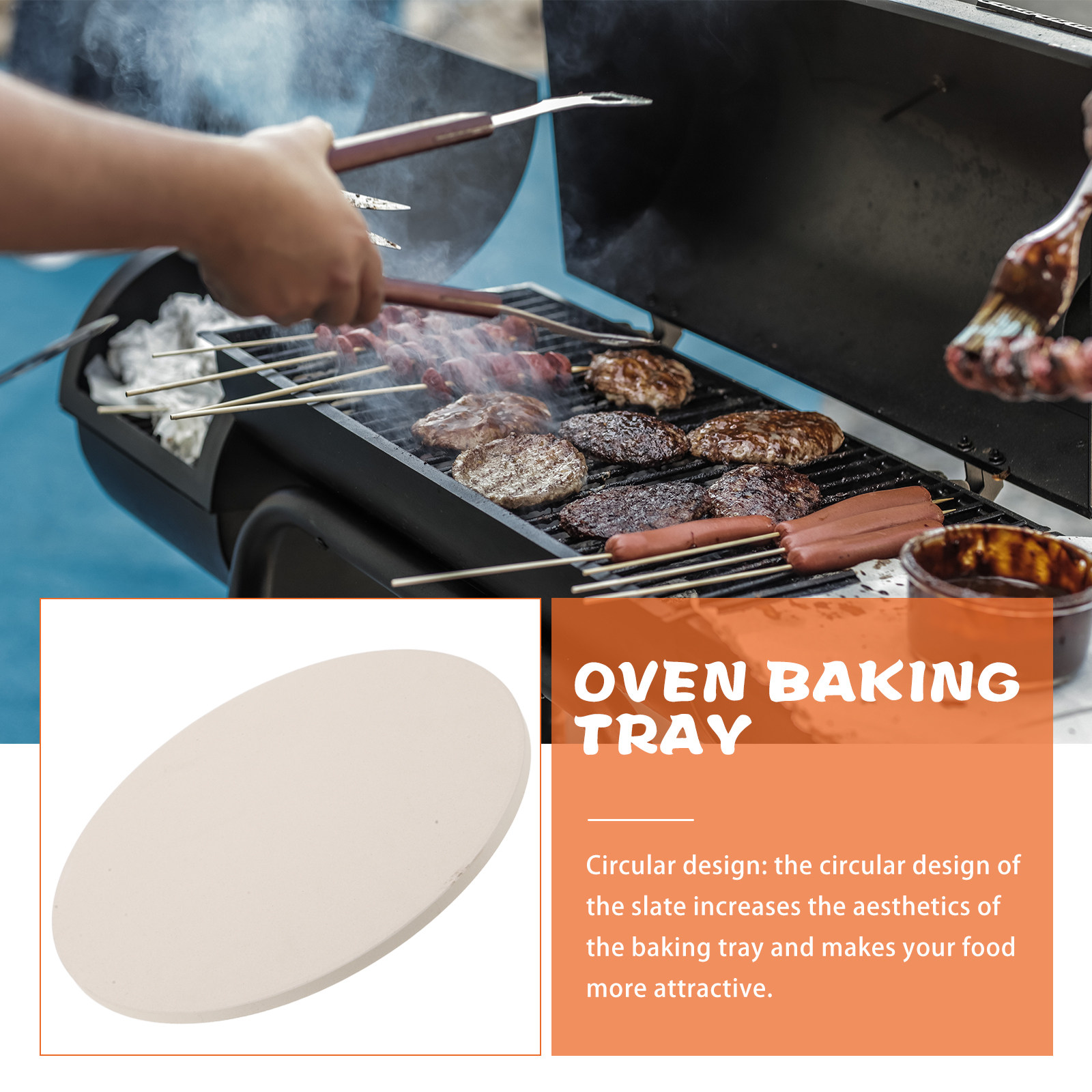 Cordierite Heavy Duty Round Pi - Kitchen Oven Baking Pans recension och pris