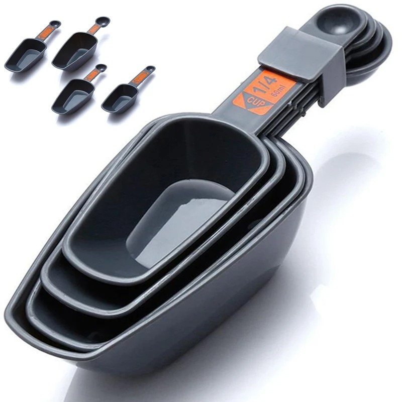 4pc Measuring Spoons Baking Co - Kitchen Baking Scale recension och pris