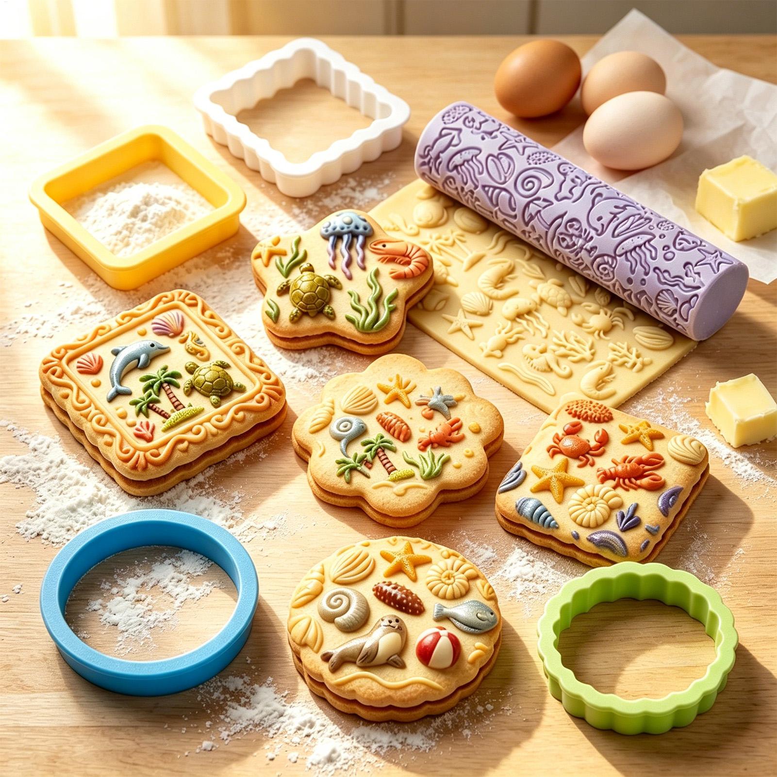 Fun Cookie Cutters Cartoon Bak - Kitchen Baking Cake recension och pris