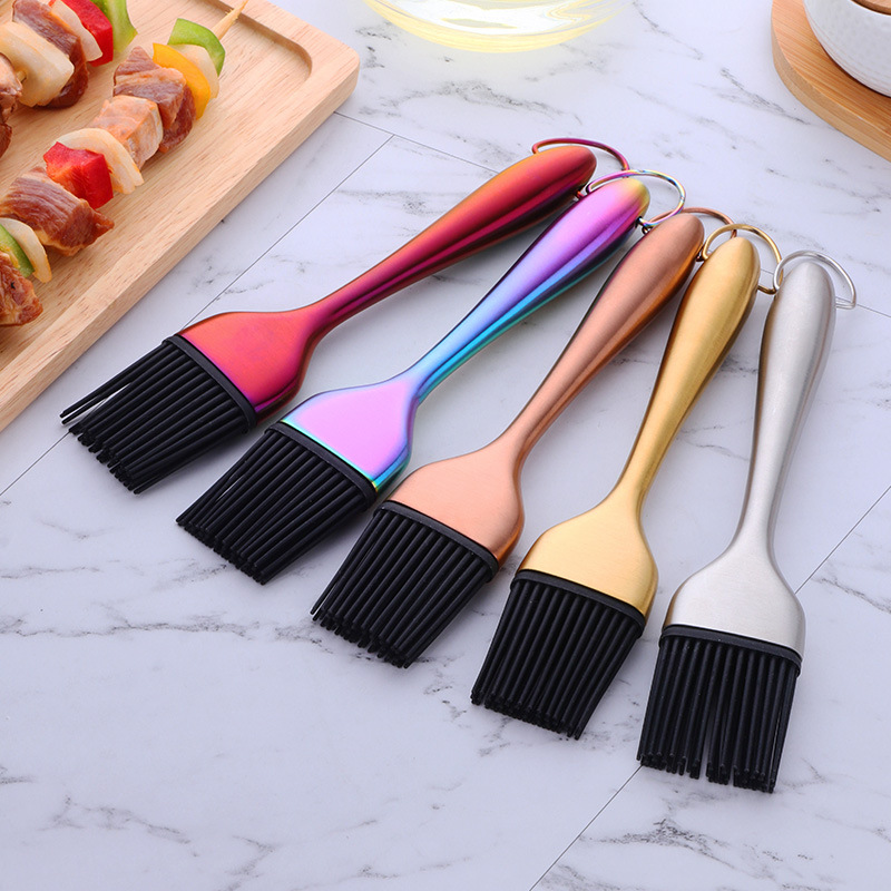 Stainless Steel Silicone Oil B - Kitchen Baking Brush recension och pris