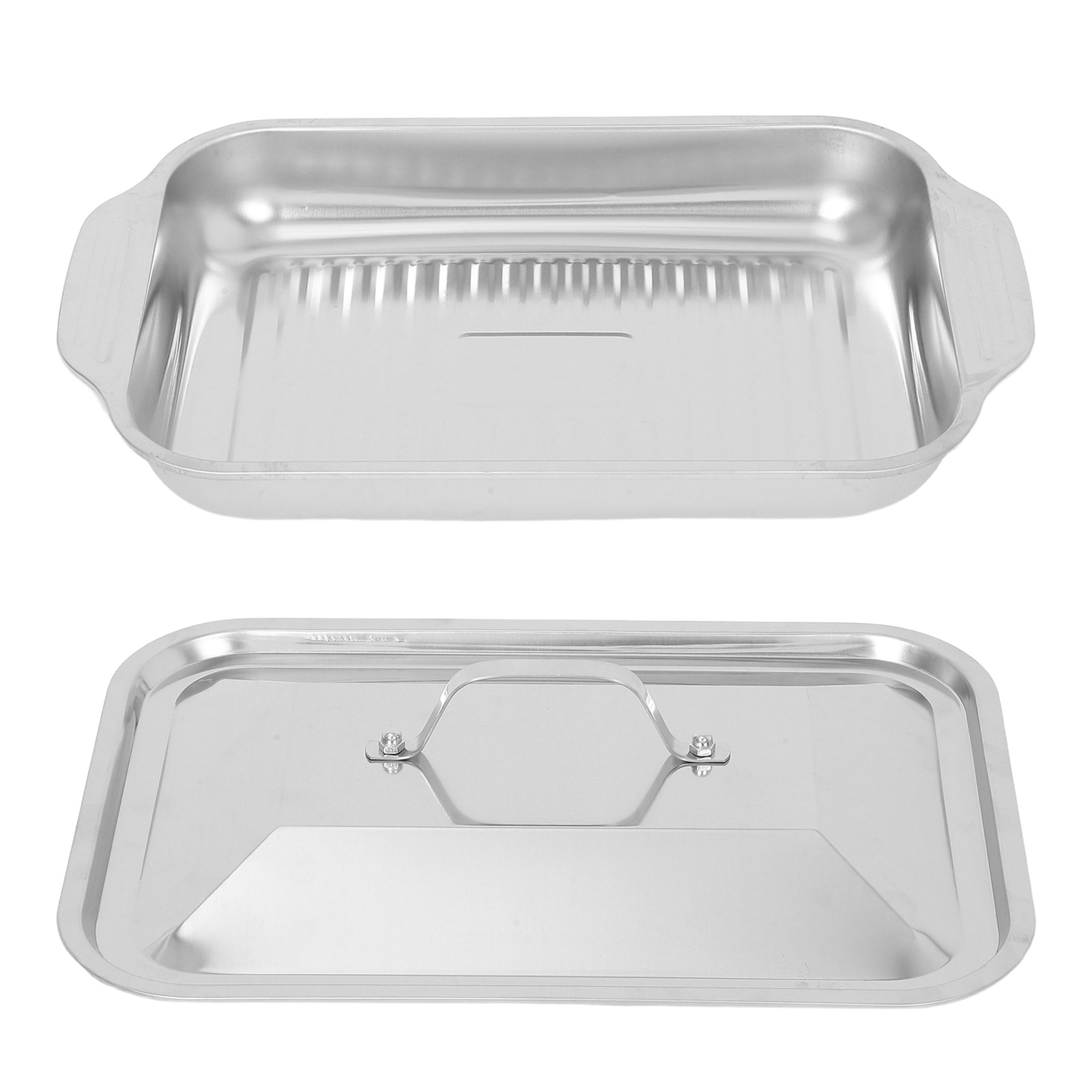 Stainless Steel Rectangular Gr - Kitchen Oven Baking Pans recension och pris