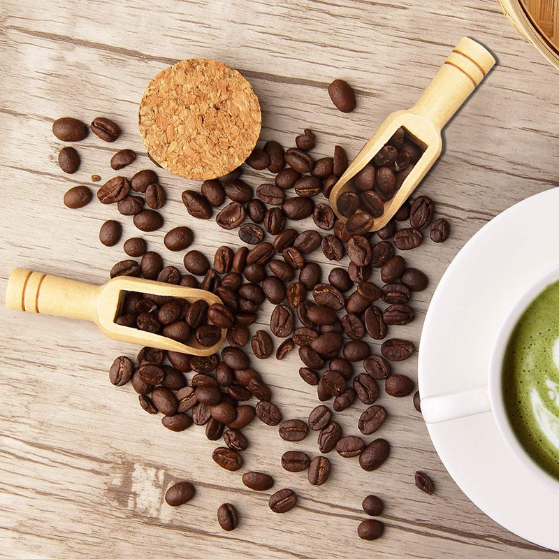 2/5PCS Wooden Coffee Scoop Set - Kitchen Baking Kit recension och pris