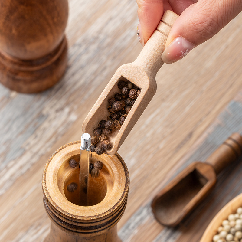 2/5PCS Wooden Coffee Scoop Set - Kitchen Baking Kit recension och pris