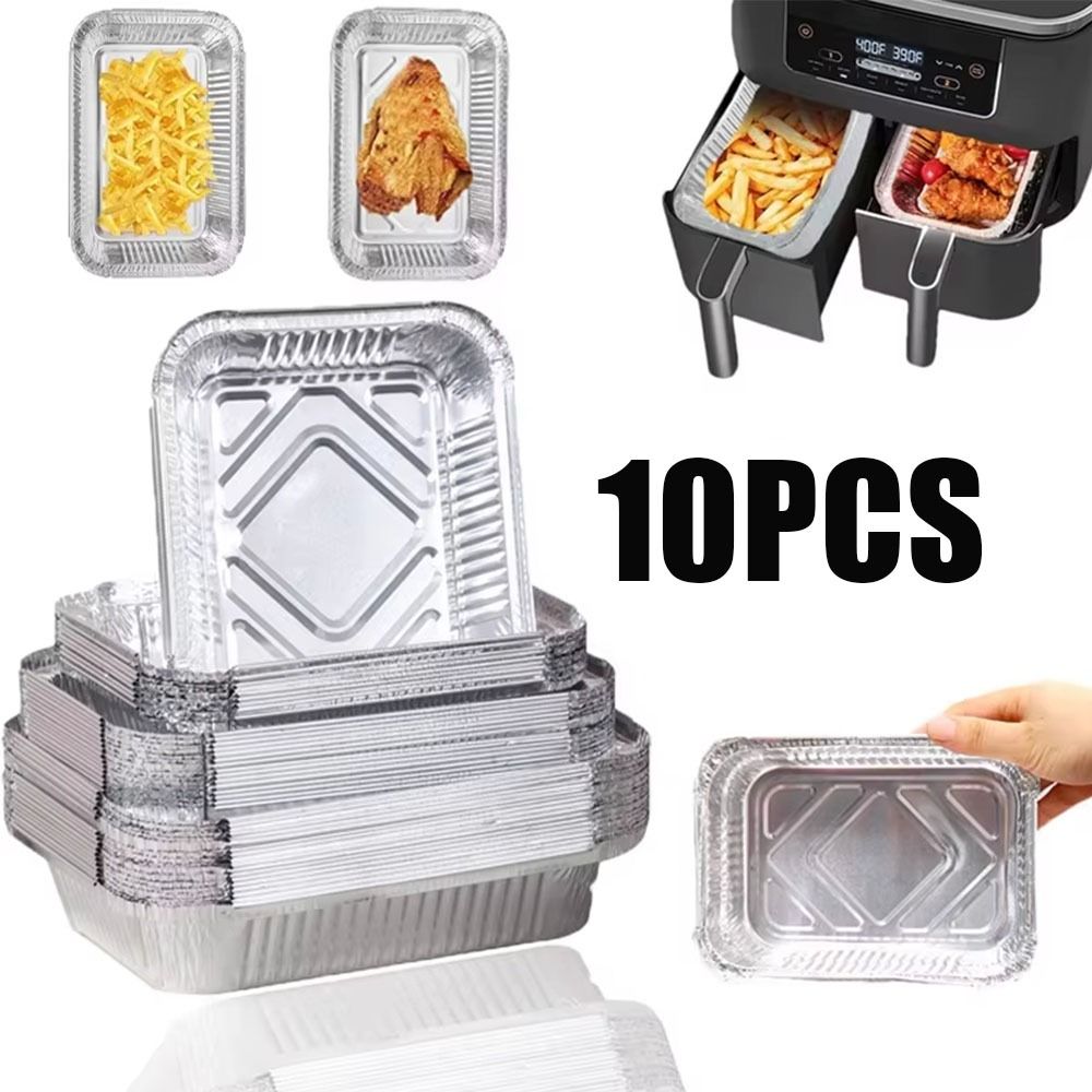 10PCS Disposable Aluminum Foil - Kitchen Oven Baking Pans recension och pris