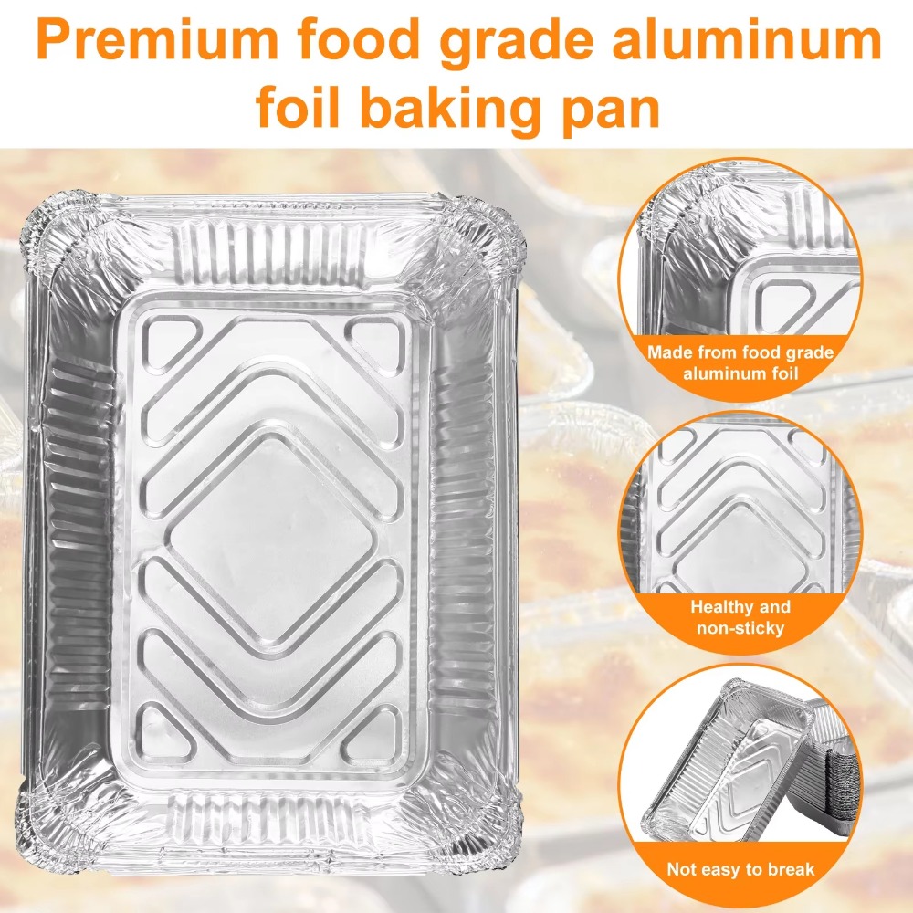 10PCS Disposable Aluminum Foil - Kitchen Oven Baking Pans recension och pris