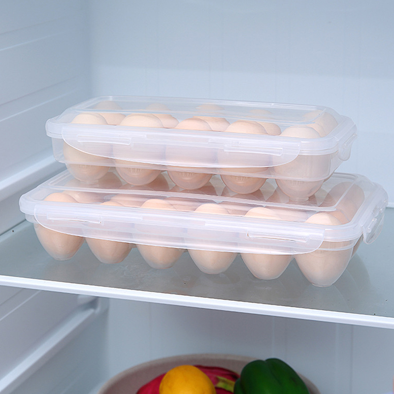 1/2pc 10Grids Egg Storage Box  - Kitchen Queen recension och pris