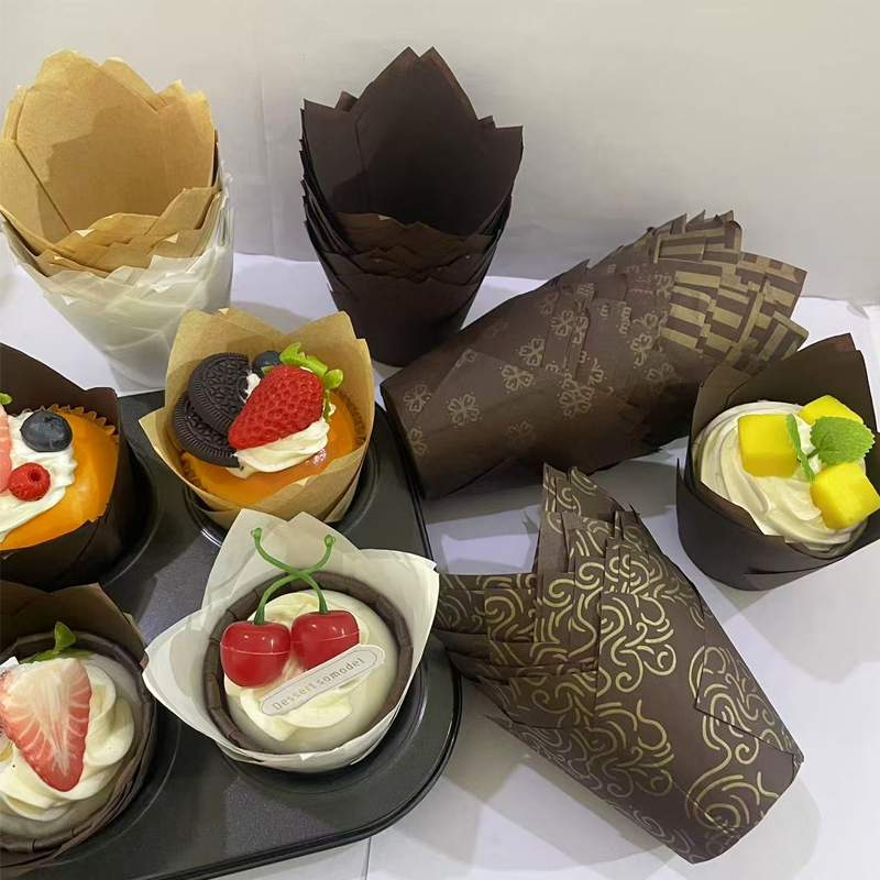 50Pcs/100Pcs/200Pcs Tulip Cake - Kitchen Paper For Baking recension och pris