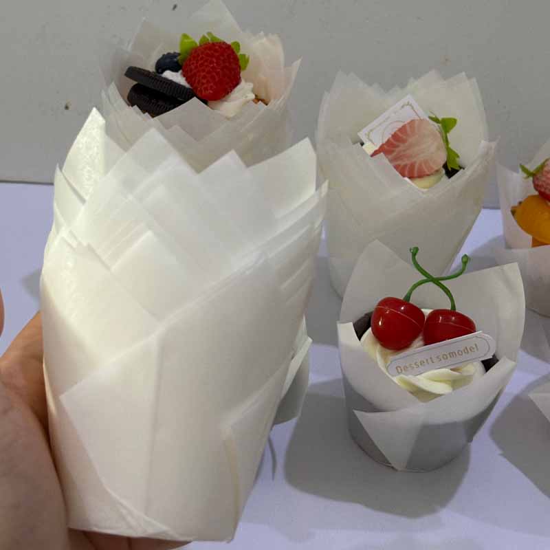 50Pcs/100Pcs/200Pcs Tulip Cake - Kitchen Paper For Baking recension och pris