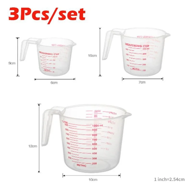 3Pcs Kits Baking Liquid Measur - Kitchen Baking Kit recension och pris