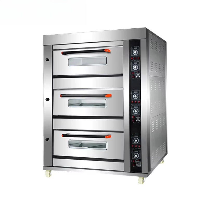 Guangzhou 3 Deck 6 Trays Comme - Commercial Kitchen Baking Equipment recension och pris