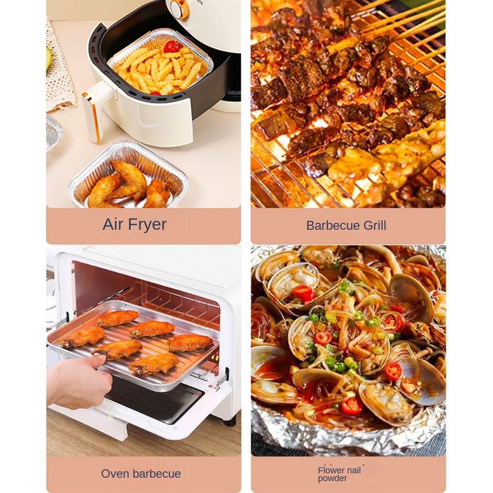 20CM Air Fryer Aluminum Foil P - Kitchen Oven Baking Pans recension och pris