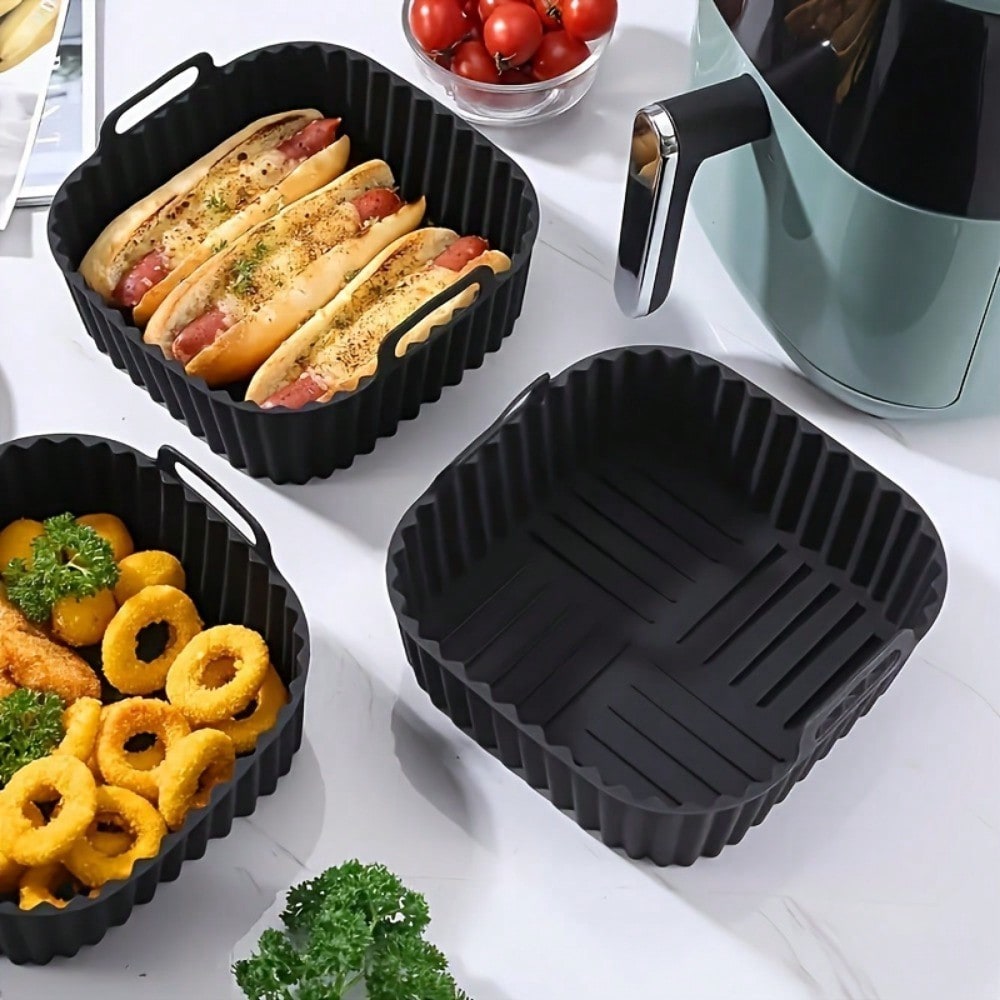 1pc Reusable Silicone Air Frye - Kitchen Paper For Baking recension och pris