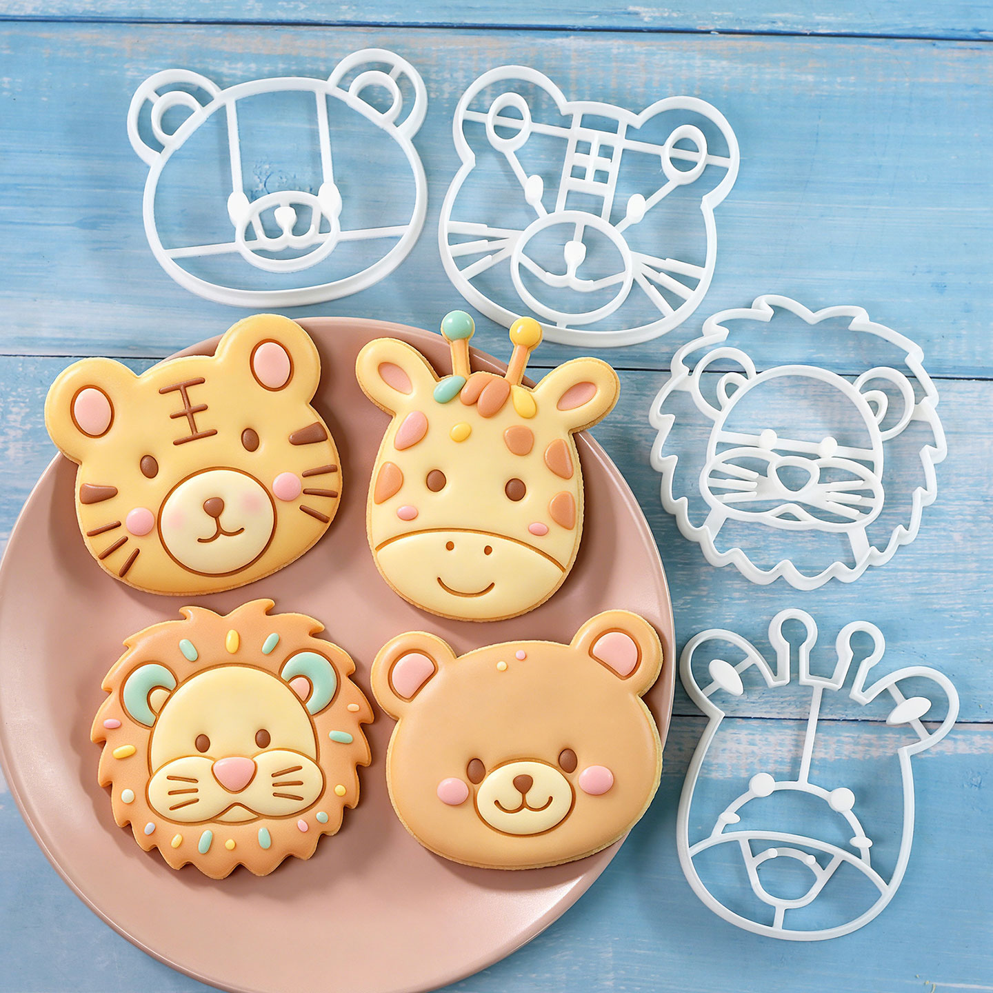4 Pcs Animal Cookie Cutters Se - Kitchen Baking Kit recension och pris