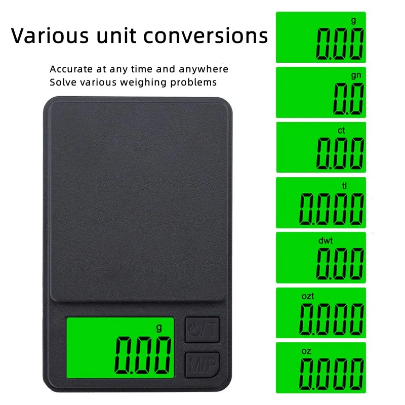 200/500/1000g 0.01g mini digit - Kitchen Baking Scale recension och pris