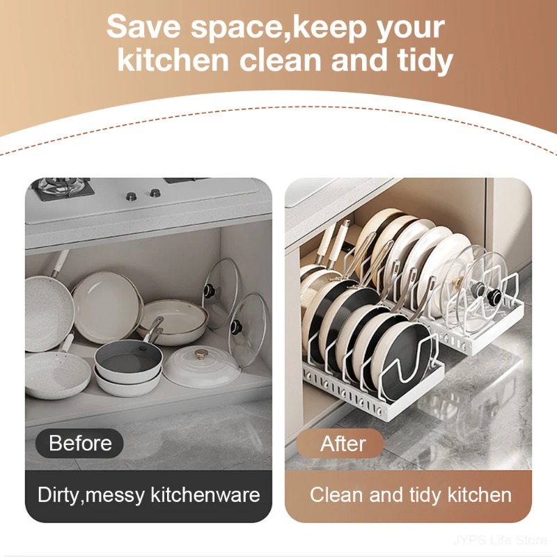 Hot Sale Multifunctional Pull- - Kitchen Baking Pan Organizer recension och pris