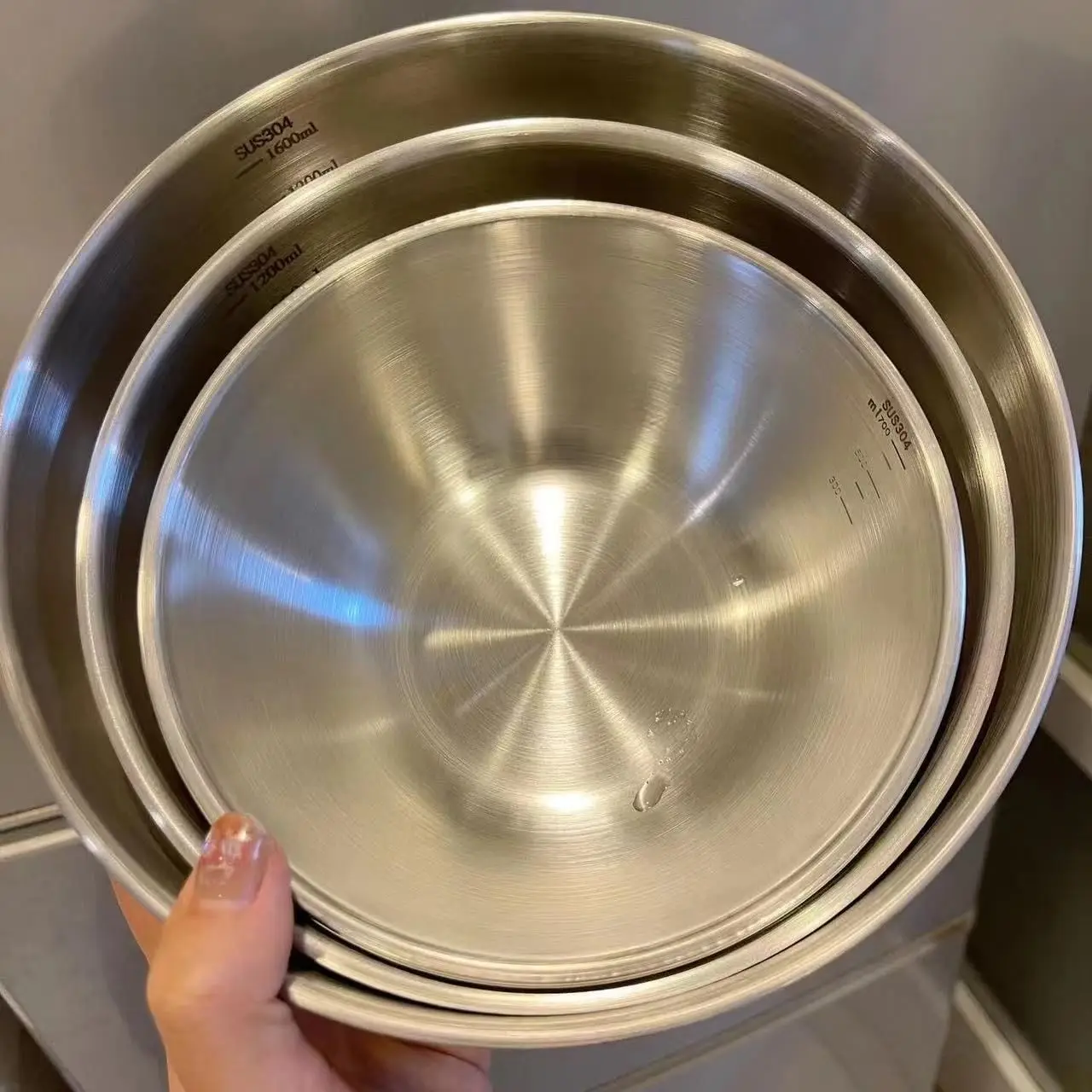 1-3 Stainless Steel Bowl Set w - Kitchen Baking Kit recension och pris
