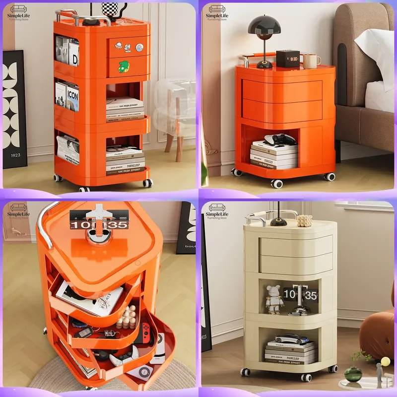 Kitchen Cart with Wheels Rolli - Kitchen Baking Island recension och pris