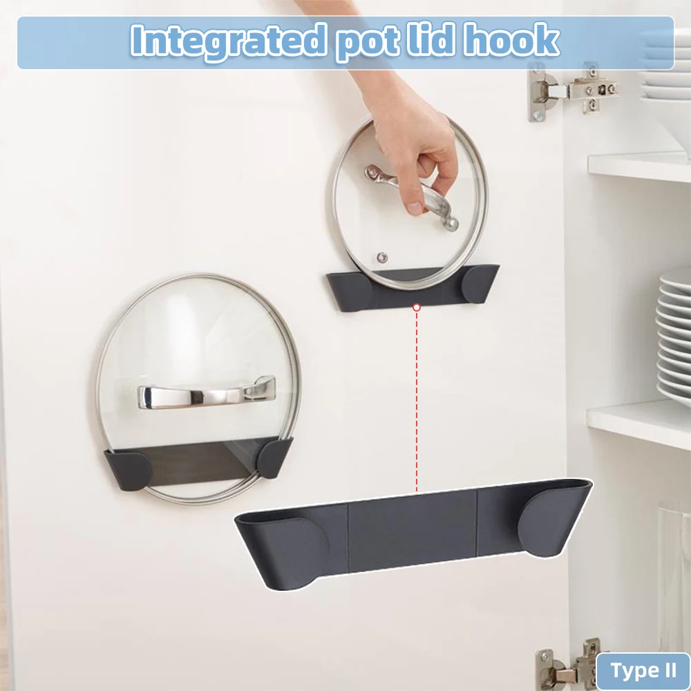 3 Pairs Self-Adhesive Pot Lid  - Kitchen Baking Pan Organizer recension och pris